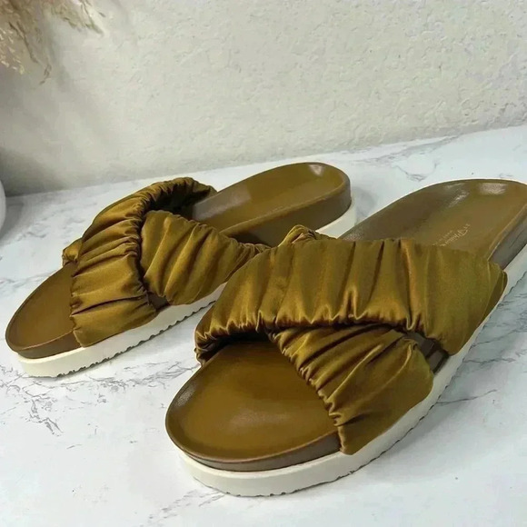 3.1 Phillip Lim Crossover Strap Pool Slides Size 6/37 - Picture 8 of 15